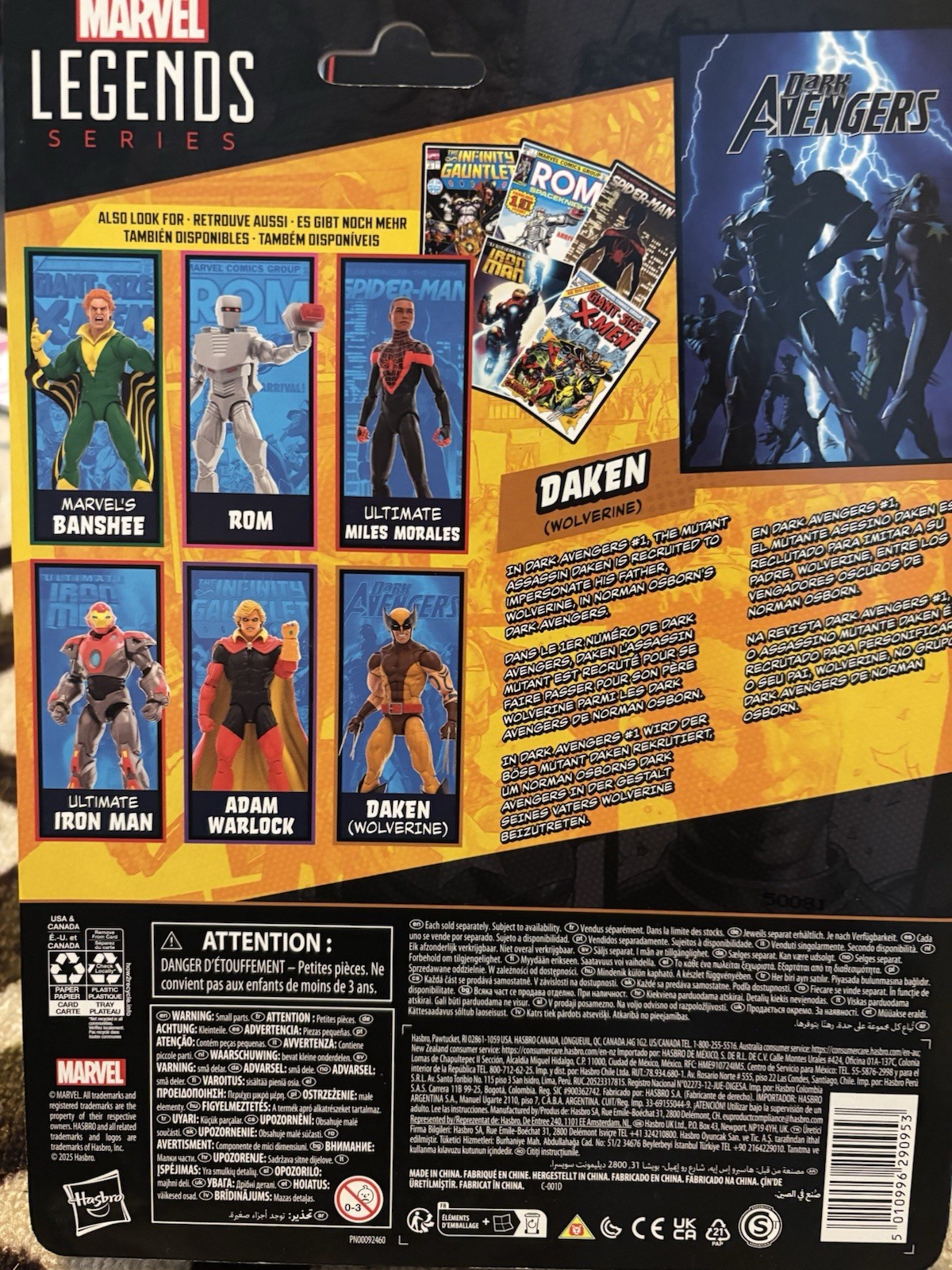 Marvel Legends Daken Wolverine Comic Book Series Cardback 2025 In Stock