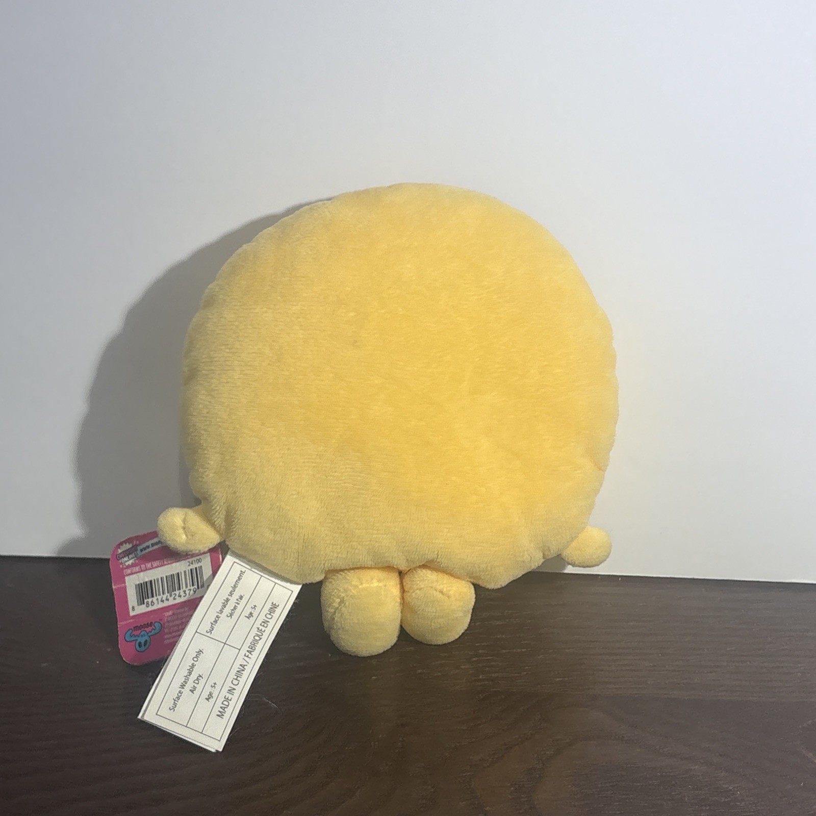 Shopkins Pancake Jake Bean Plush Toy Soft 6&Prime; 2016 Girl Boy NWT Moose Enterprise