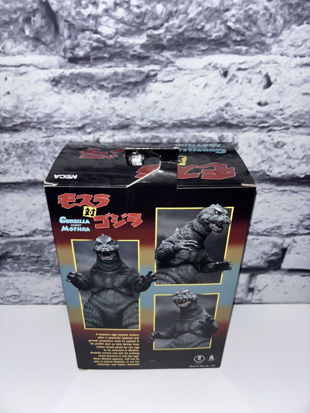 NECA GODZILLA Action Figure “Godzilla Against Mothra” 1964 – Brand New, Sealed
