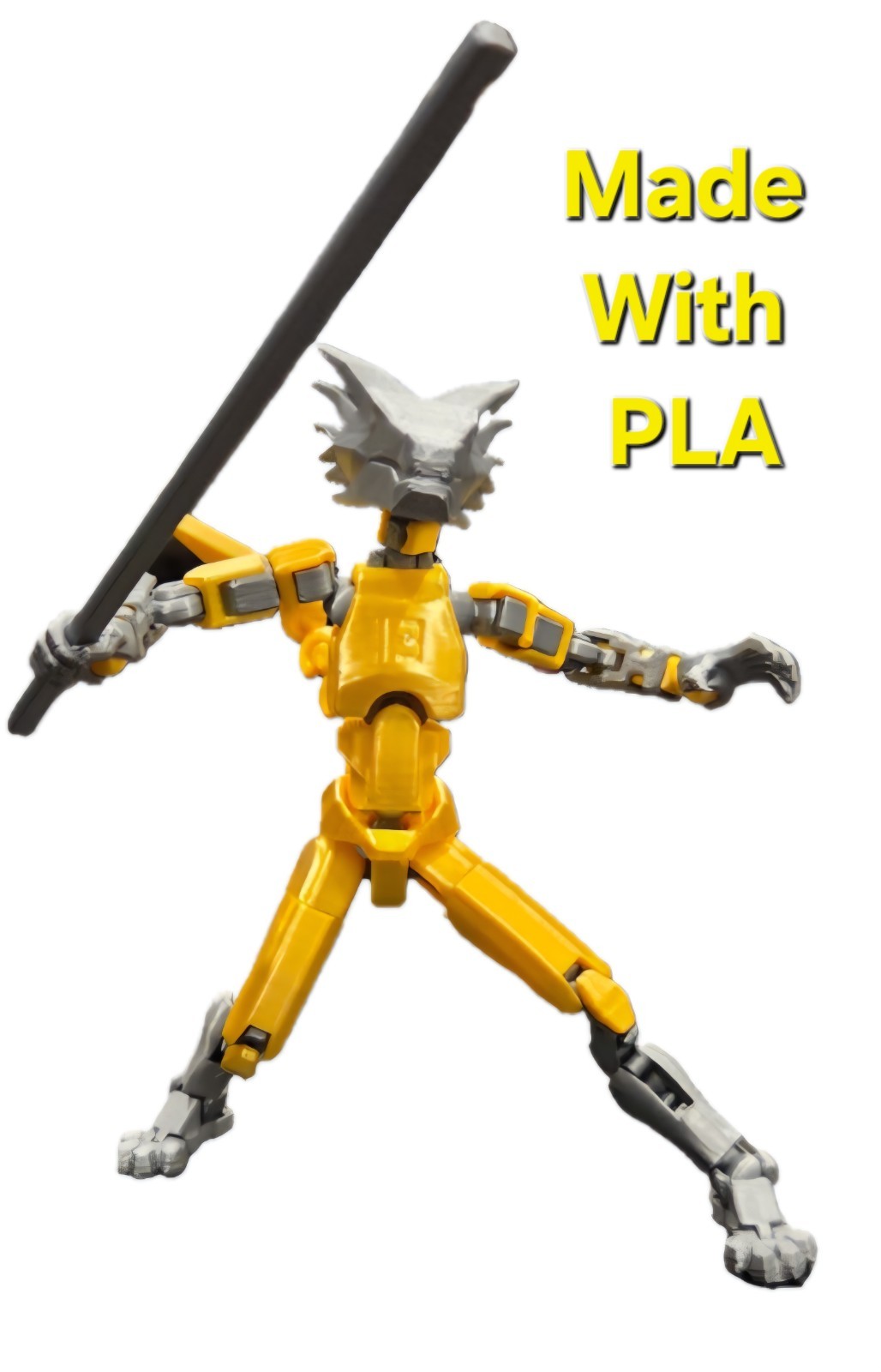 T13 Dummy13 Mechanical Moveable Action Figure 3D Printed, Kung-Fu Dragon