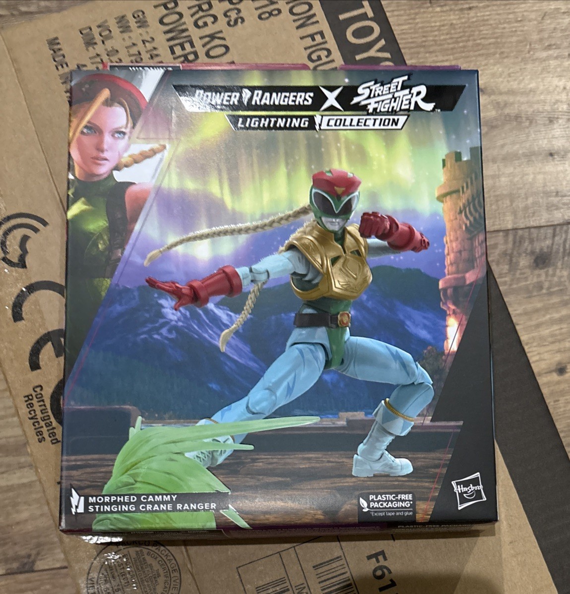 Lot of 4 Power Rangers X Street Fighter Lightning Collection Morphed Cammy