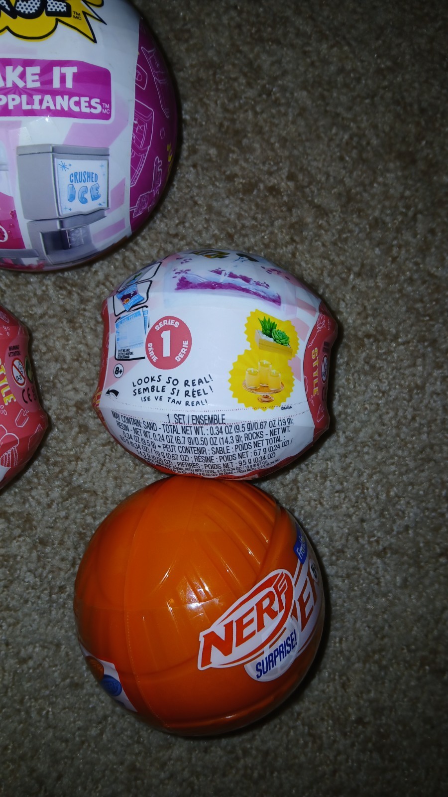 4-MGAS MINI VERSE ASSORTED LOT-MINI LIFESTYLE & APPLIANCE-AND GAME SURPRISE