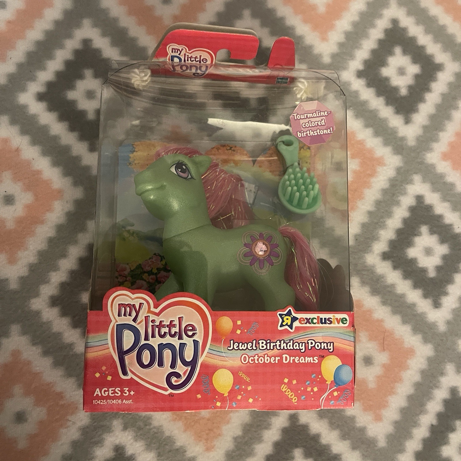 NEW 2004 G3 My Little Pony Jewel Birthday October Dreams Toys R Us Exclusive