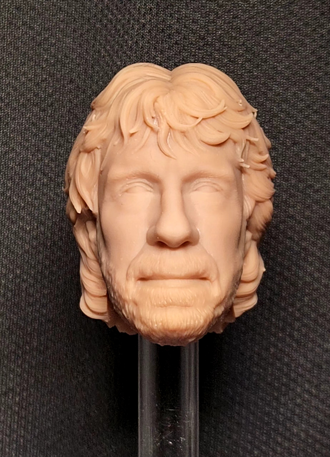 Chuck Norris Walker, Texas Ranger Custom Head Sculpt 1/12 1/10 1/6