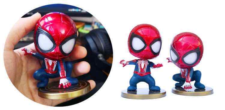 5pcs/set Cute Spiderman MIni Figure Marvel Model Doll Figure Gift