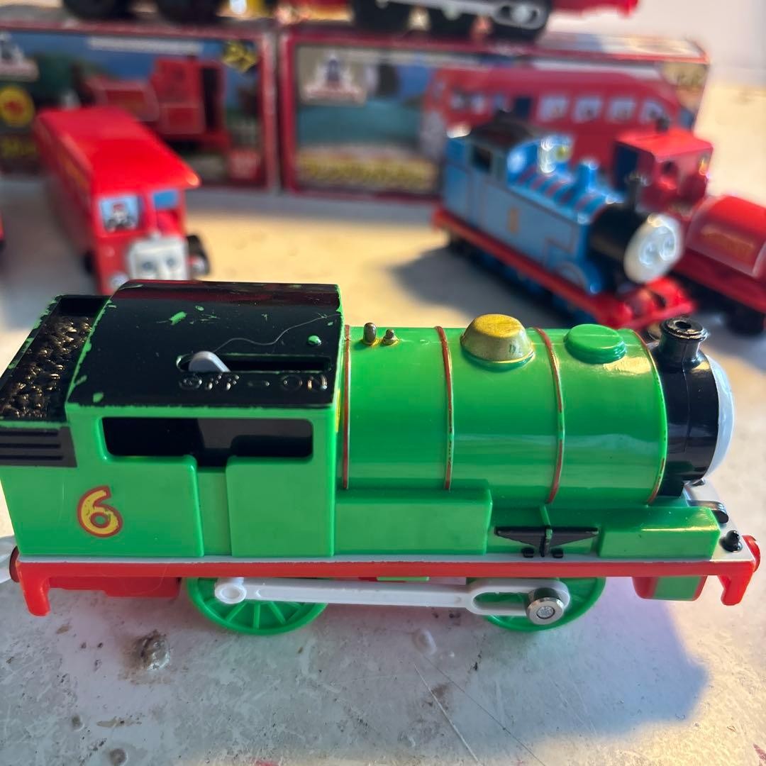 Tomy Thomas Engine Set Plarail Train Collection Vintage Toy Model Diorama