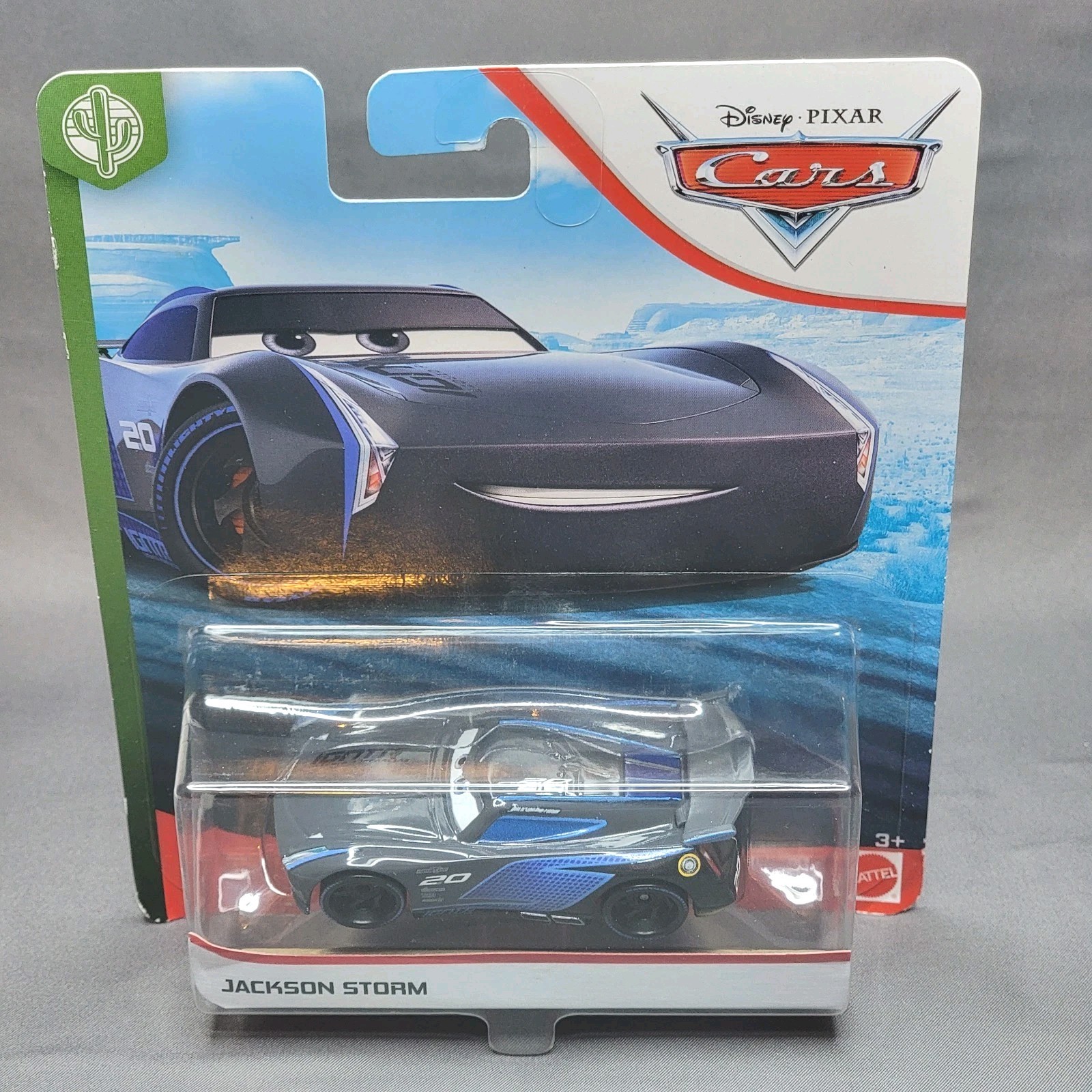DISNEY PIXAR CARS JACKSON STORM FLORIDA 500 1:55 Diecast Model Car – New