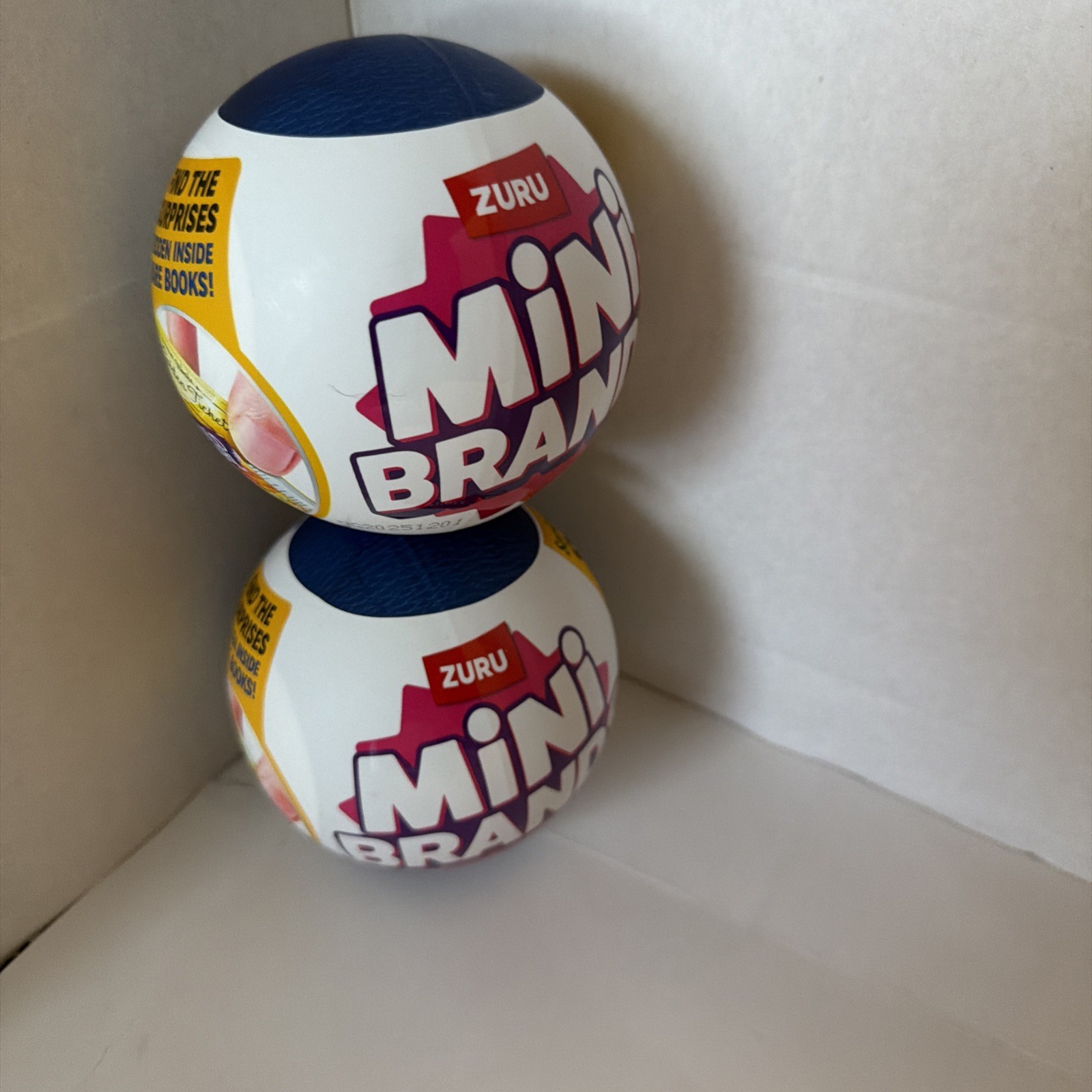 Zuru Mini Brands BOOKS Series 2 Blind Ball Lot Of 2 New/Sealed/Random/Free Ship
