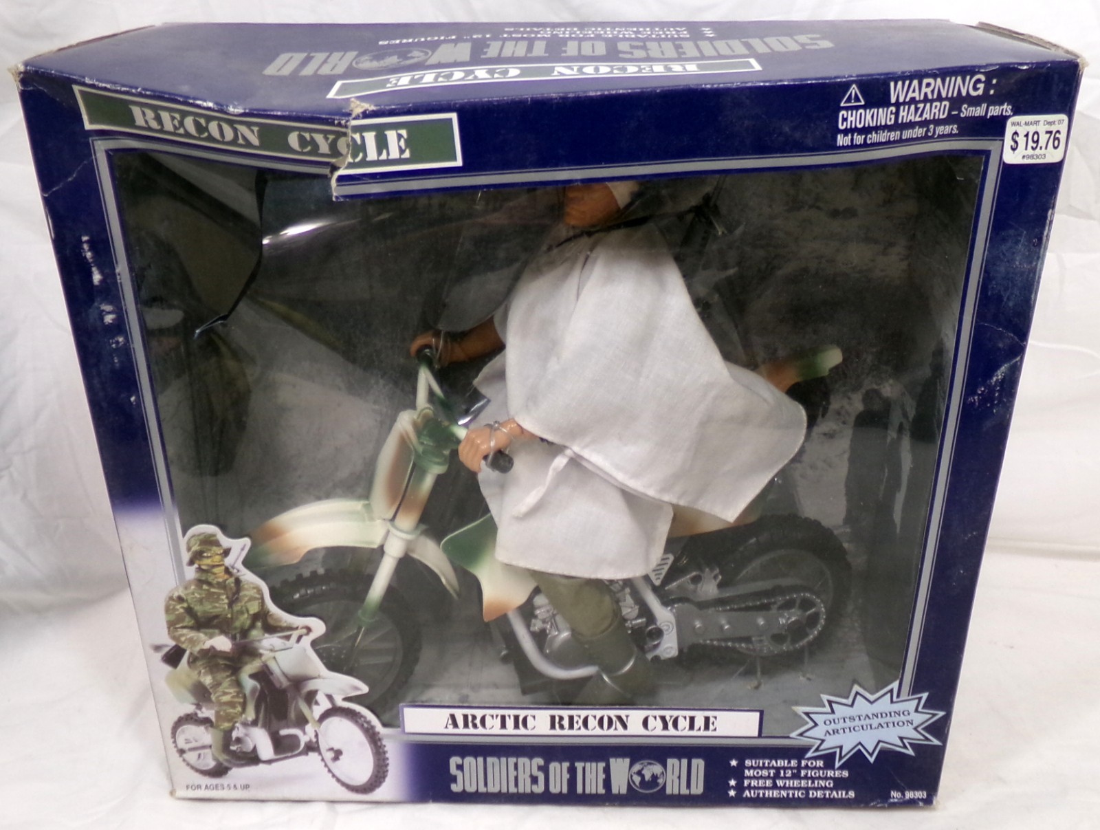 2002 Soldiers Of The World Arctic Recon Cycle 12&Prime; Figure Set Sealed