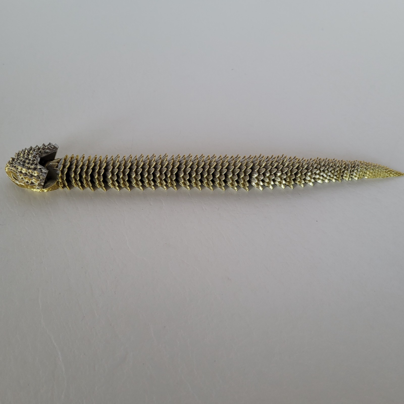 3D Printed Viper Snake Articulated Snake Flexible Fidget Toy Mini 10 Inches