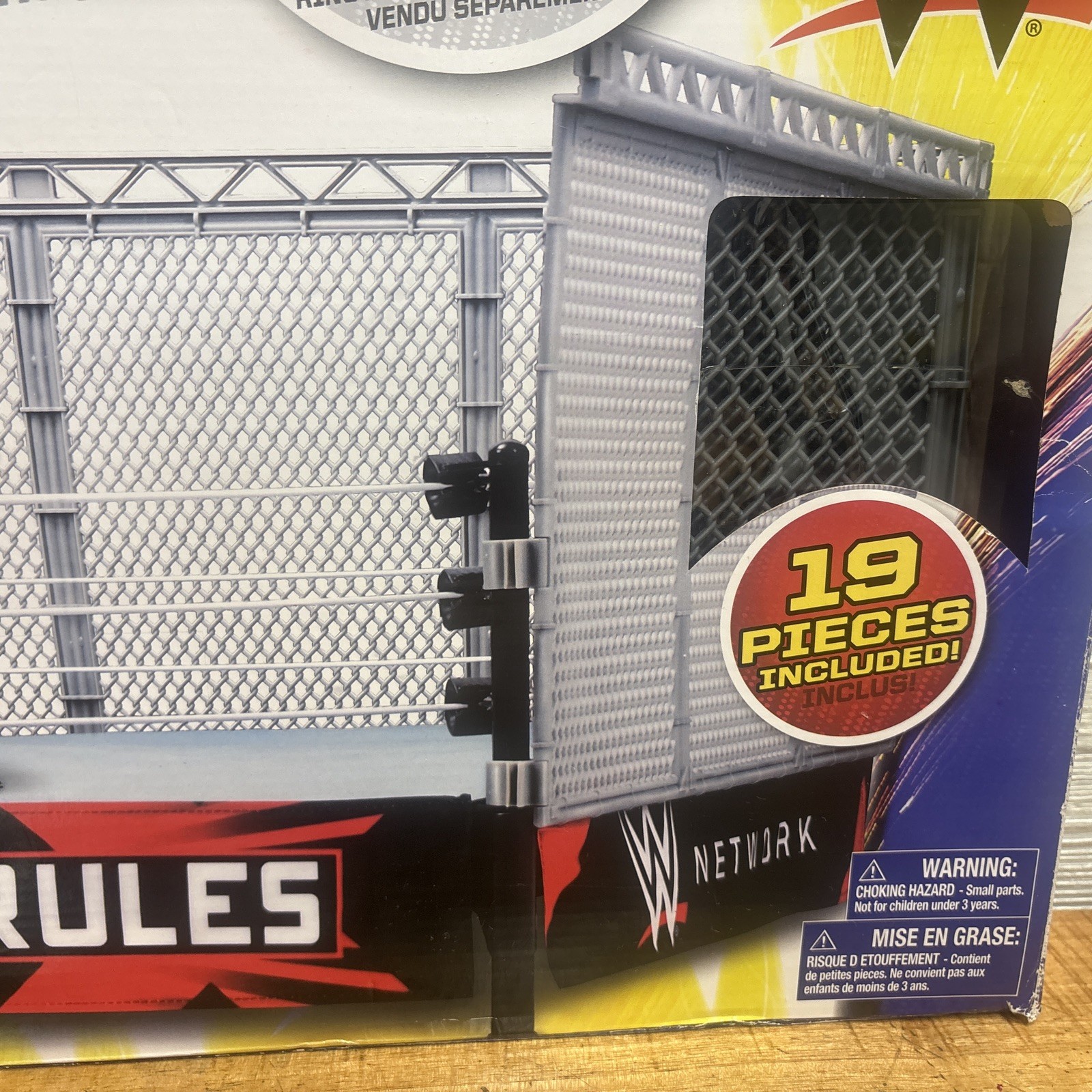 WWE Extreme Rules Edition Authentic Scale Cage 2015 Accessory Set For WWE Ring