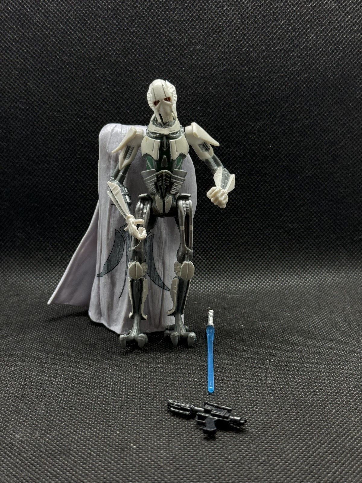 HASBRO STAR WARS ROTS GENERAL GRIEVOUS EXPLODING 3.75&Prime; FIGURE COMPLETE
