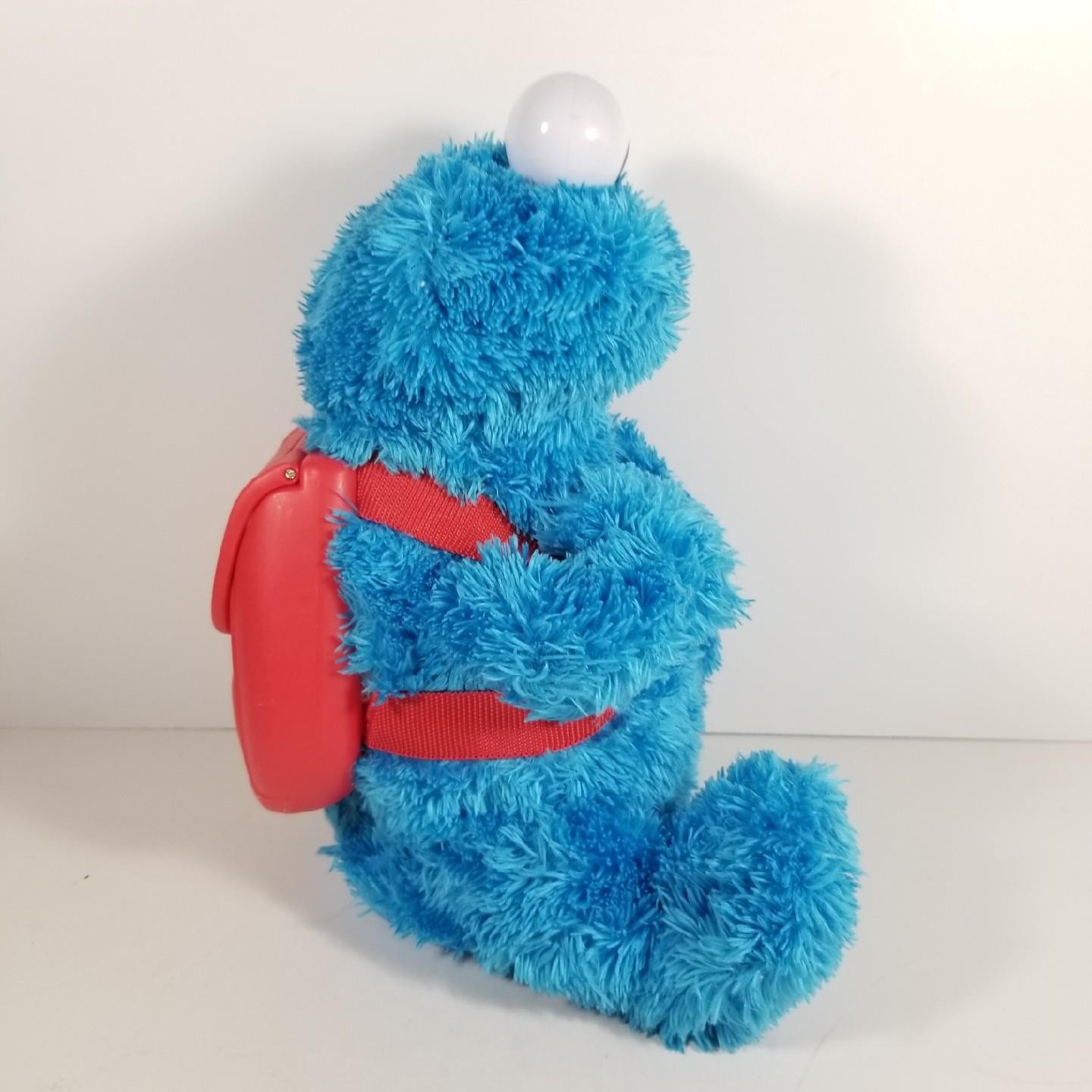 Count N Crunch Cookie Monster Electronic Plush Sesame Street No Cookies WORKS