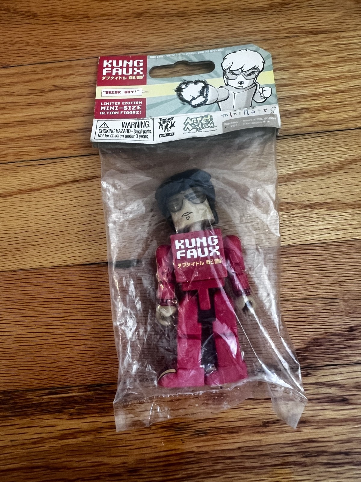 RARE Kung Faux mini Kubrick Figure NIB* Tommy Boy Records, Art Asylum Y2K Hiphop