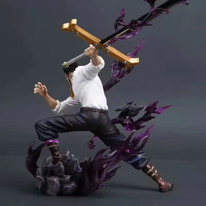 30cm Dracule Mihawk Figure – One Piece PVC Collectible Model Toy for