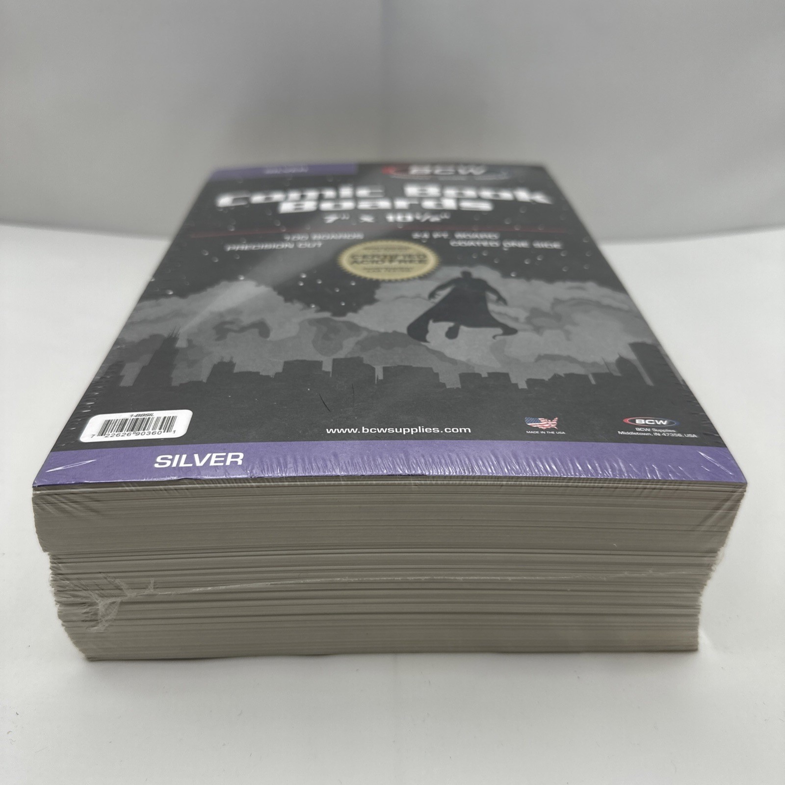 100 BCW SILVER COMIC BOOK BOARDS 7&Prime; X 10 1/2&Prime; New