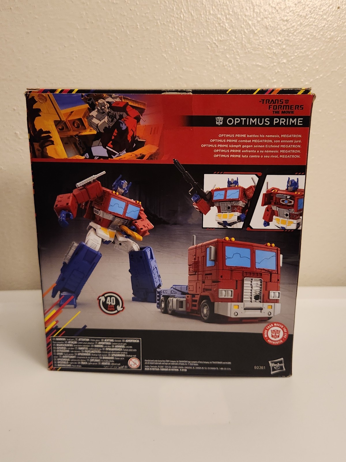New, Open Box Transformers SS86 MTMTE Optimus Prime Battle Damage Studio Series