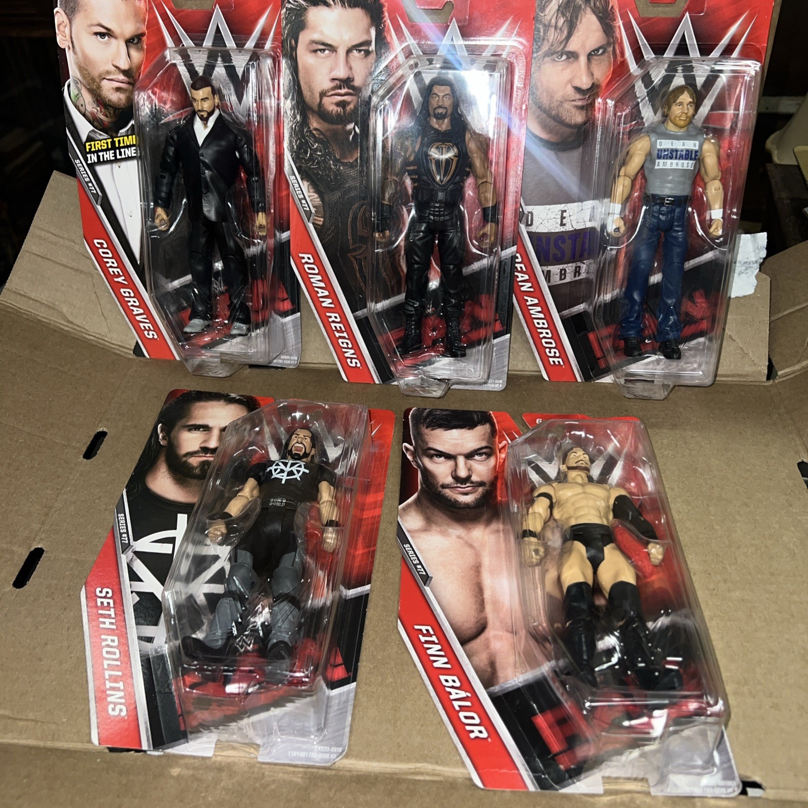 Mattel WWE Series 77 First Time In Line Corey Graves Figure +5 others the series