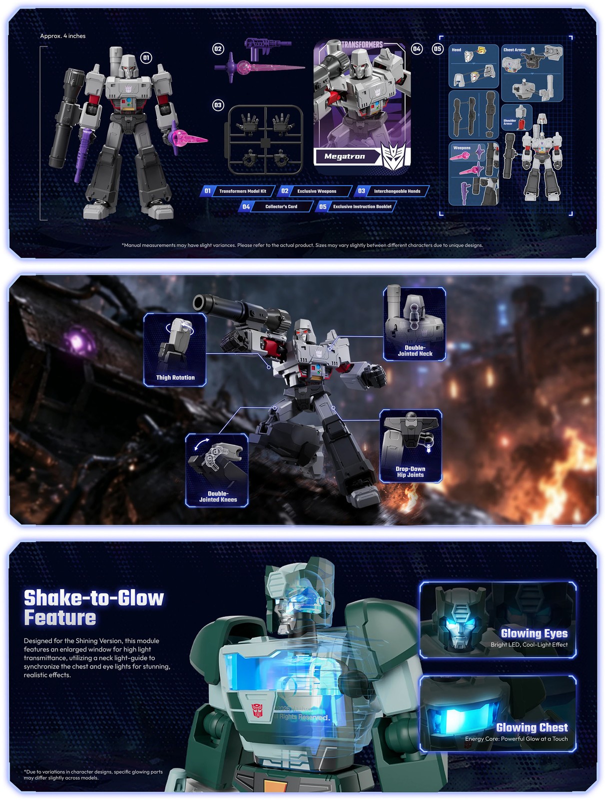 Blokees Transformers Shining Version 05 G1 Quintesson Action Figure Toys