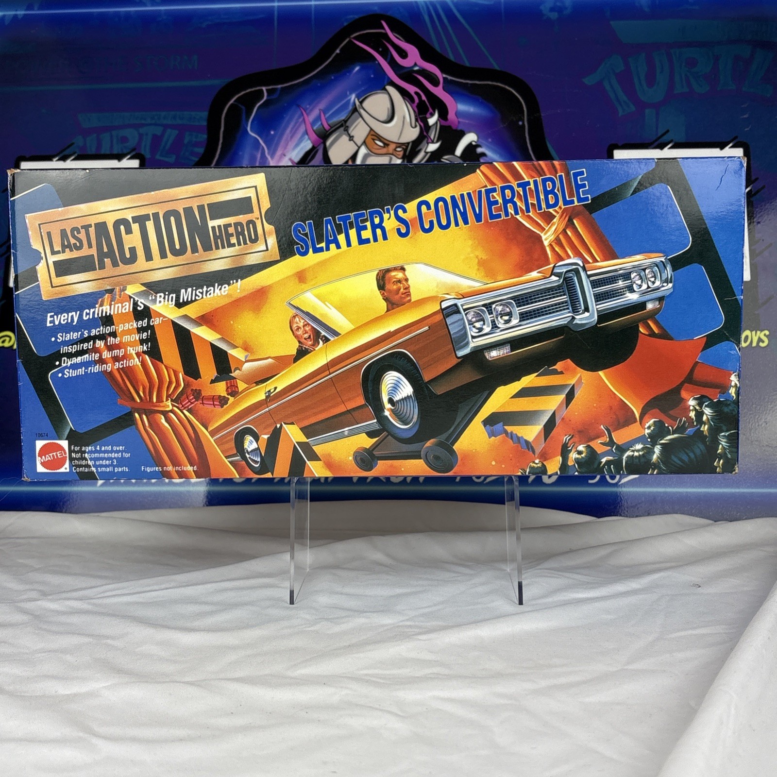 Vintage 1993 Mattel Last Action Hero – Slater&rsquo;s Convertible – New in Sealed Box