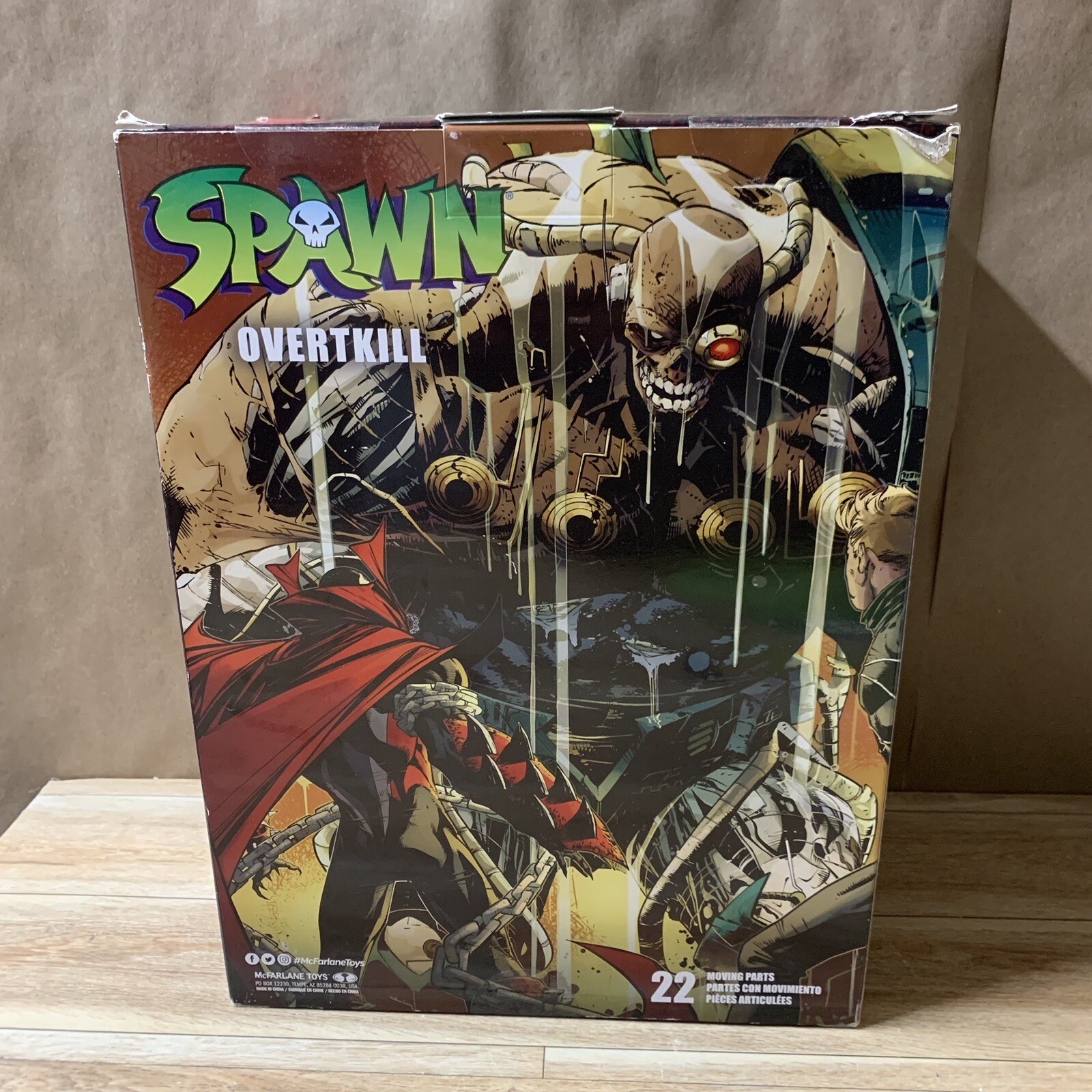 McFarlane Toys Spawn Overtkill Figurine Action Figure 9”