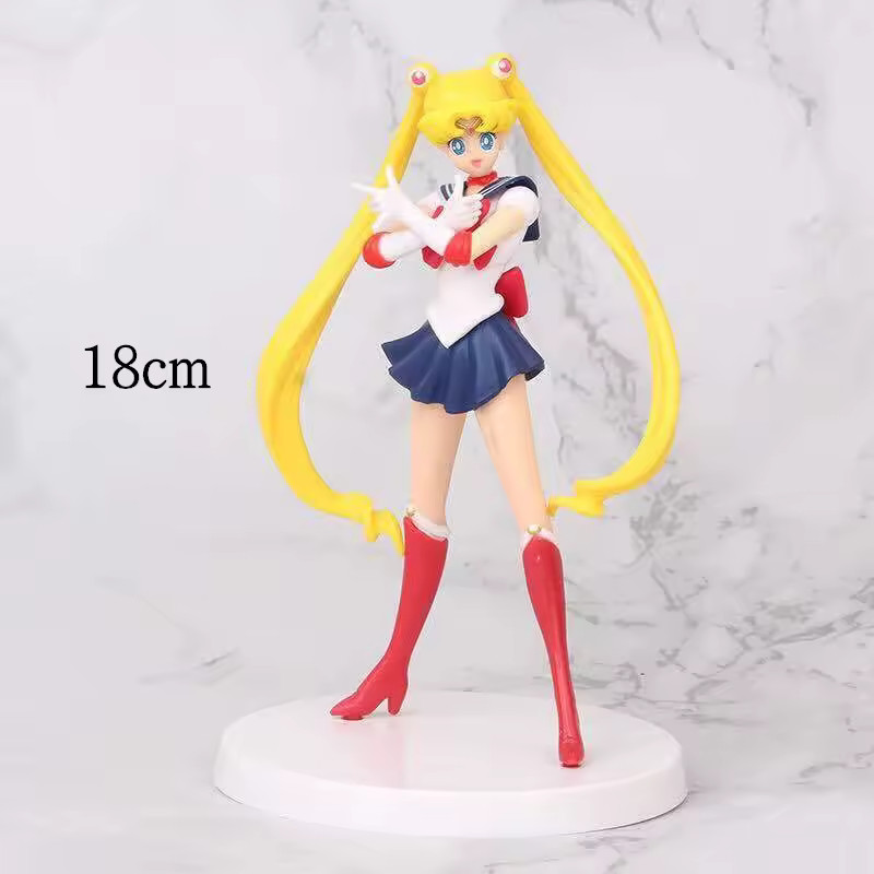 Anime Figures Female Warrior Moon Sailor Hare PVC Decoration Gift For Girls