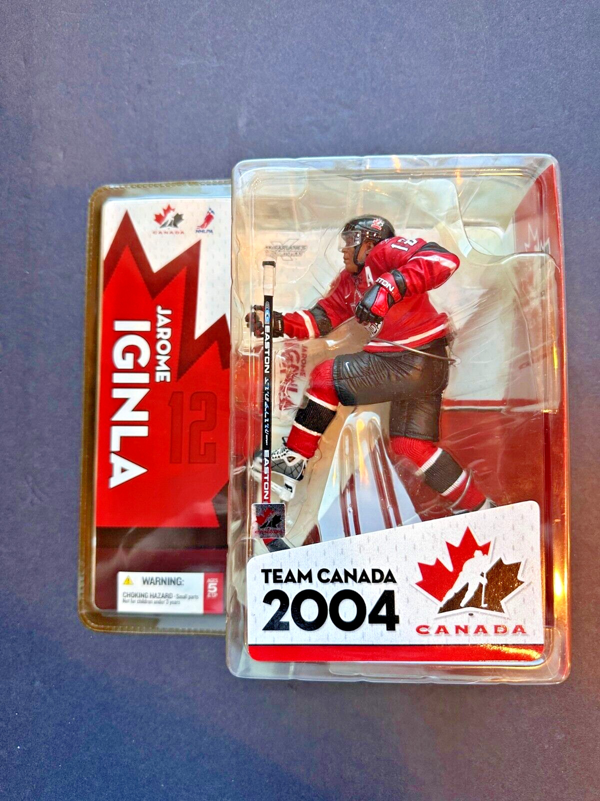McFarlane Team Canada 2004 Jarome Iginla figure In Red Canada Uniform NOS