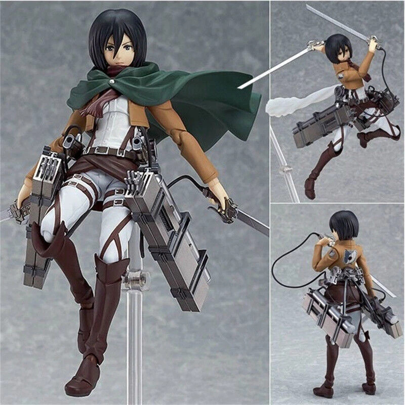 Attack On Titan Mikasa Ackerman Shingeki no Kyojin Figma 203 Action Figure Toys