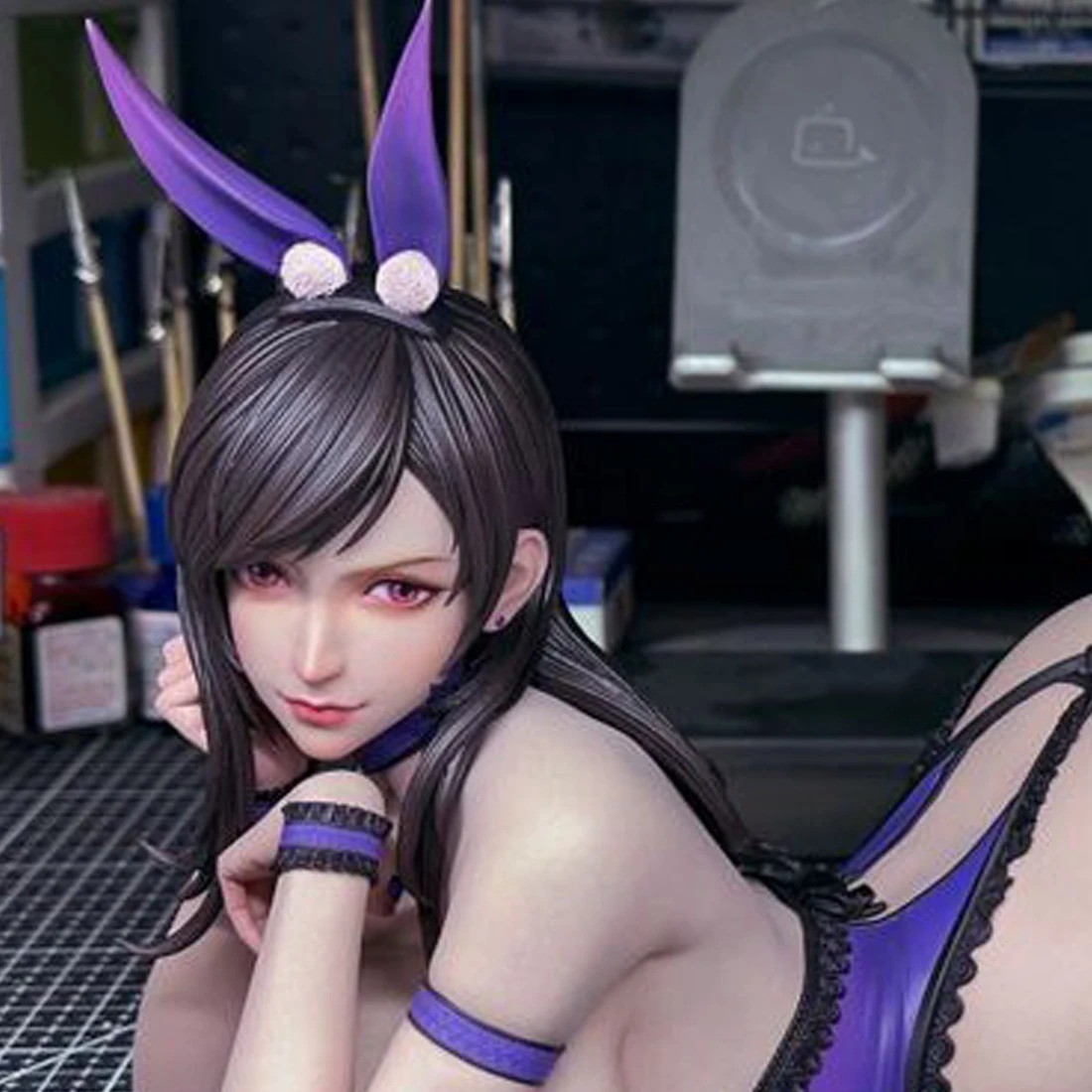 Anime Figure Inspired by Tifa Lockhart Bunny Girl 1/6 PVC 25cm Game Statue Toys