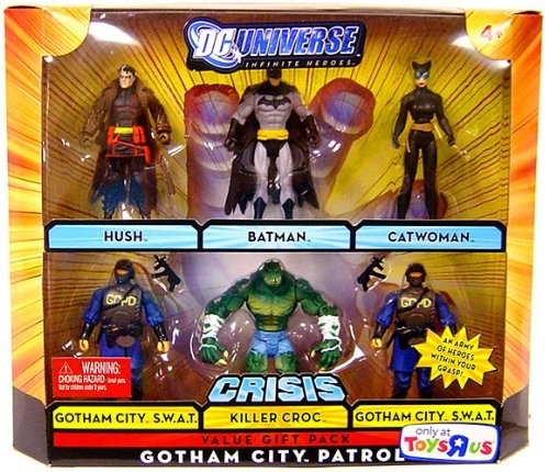 DC Universe Justice League Unlimited Gotham City Patrol 6 Pack: Hush, Batman, Ca