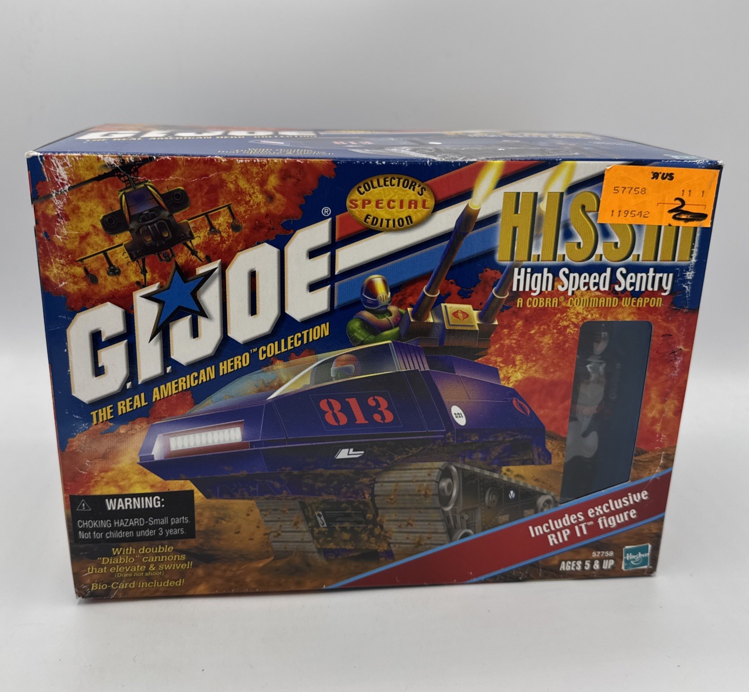 GI Joe Special Collector&rsquo;s Edition HISS III High Speed Sentry Tank 2000 Hasbro