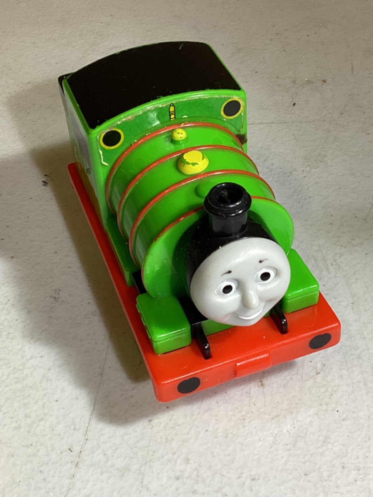 Thomas & Friends Percy Train Pull Back & Go Racer Train Engine 2009 Mattel R9495