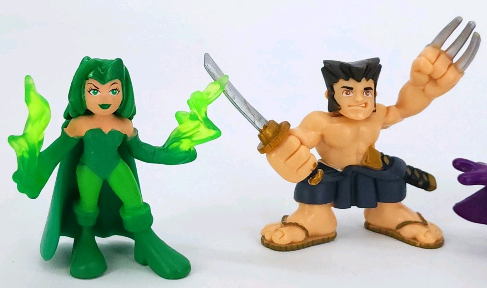 Hasbro Marvel Super Hero Squad Wolverine Polaris Magneto X-Men Action Figure Lot