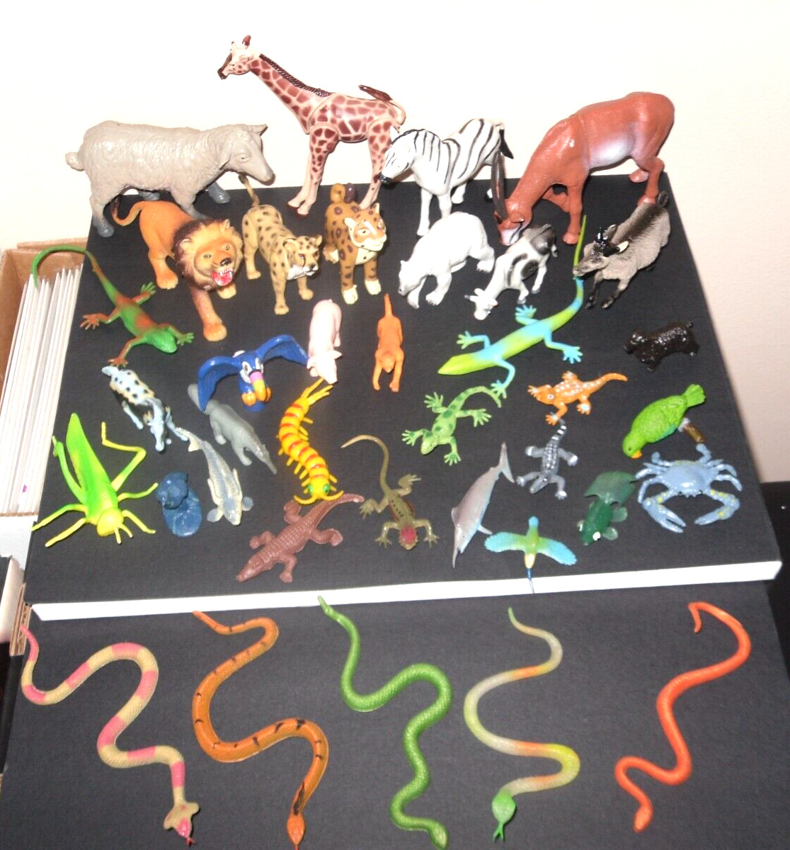 Assorted Toy Animal Figures Lot (38)