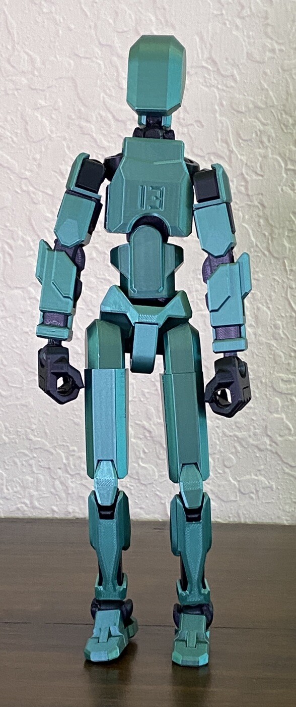 BIG Dummy 13 OXIDE GREEN Posable Action Figure Articulated Mannequin – 27 cm