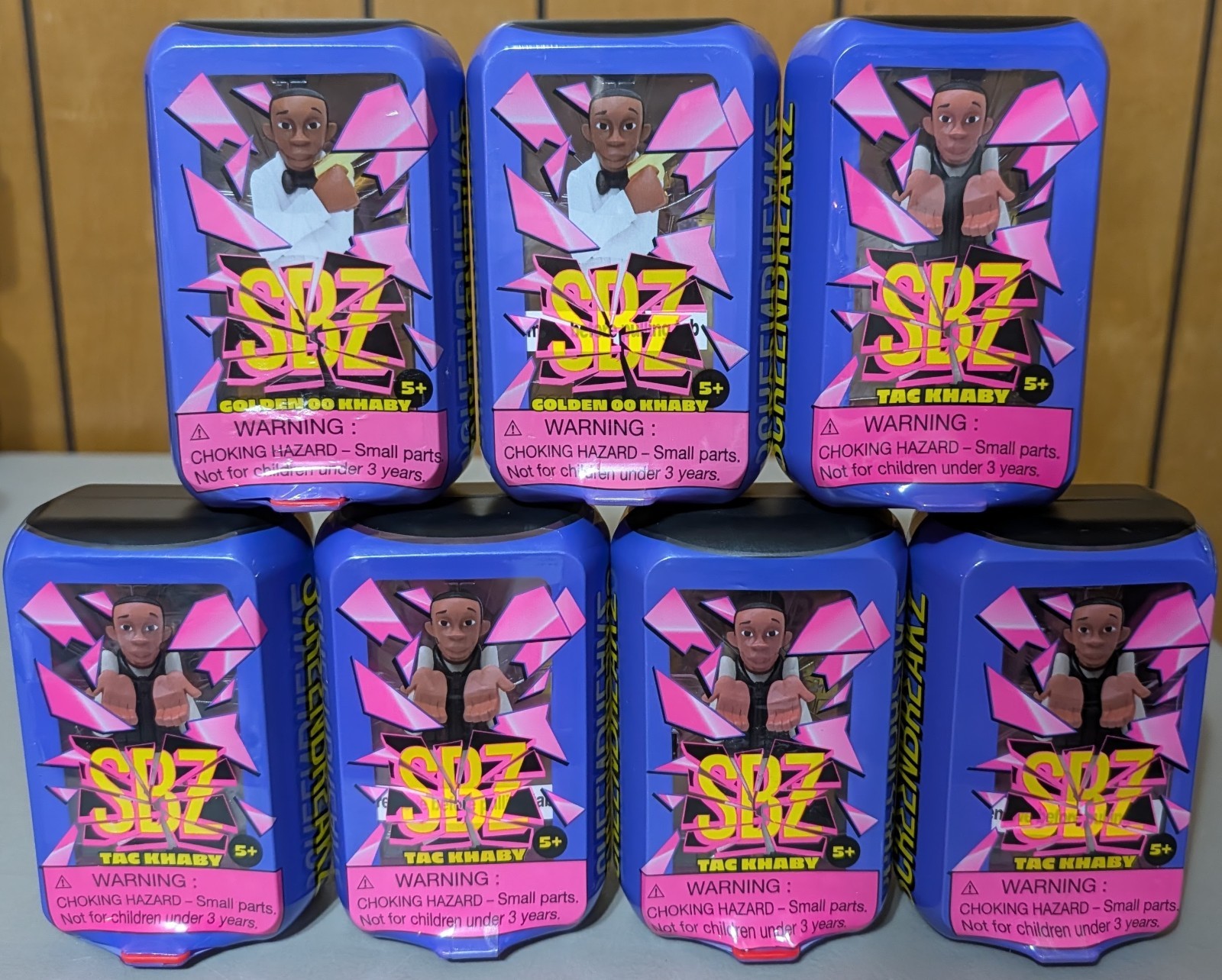 Lot of 7 Screen Breakz (2 Golden 00, 5 Tac Khaby), Brand New