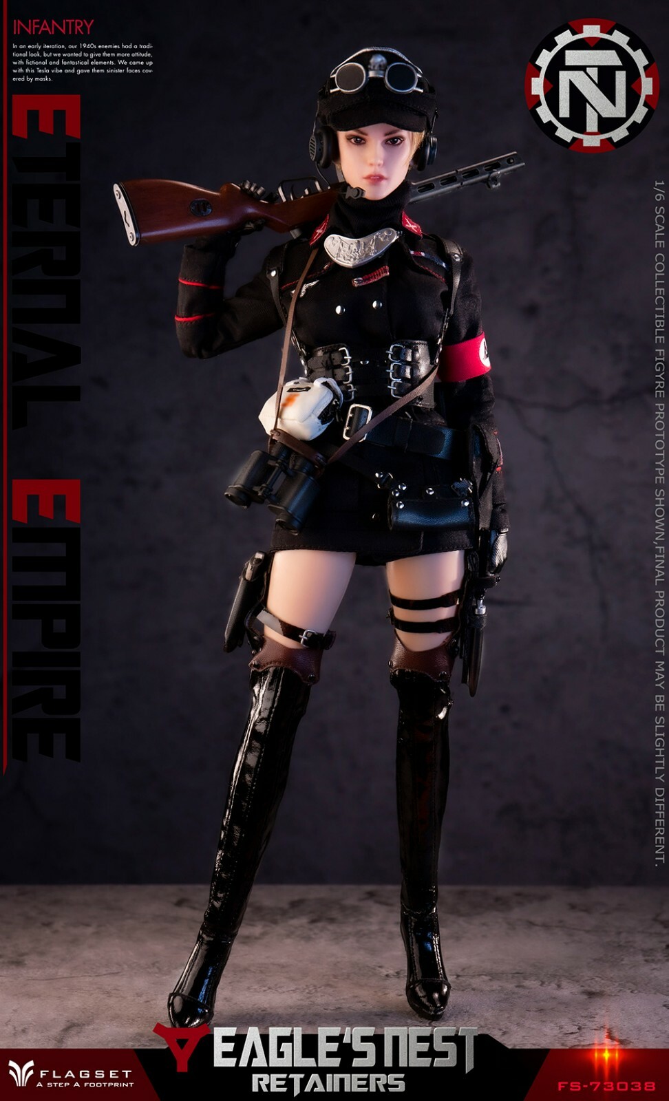 FLAGSET FS-73038 Eternal Empire eagle nest guards – Martina 1/6 Action Figure