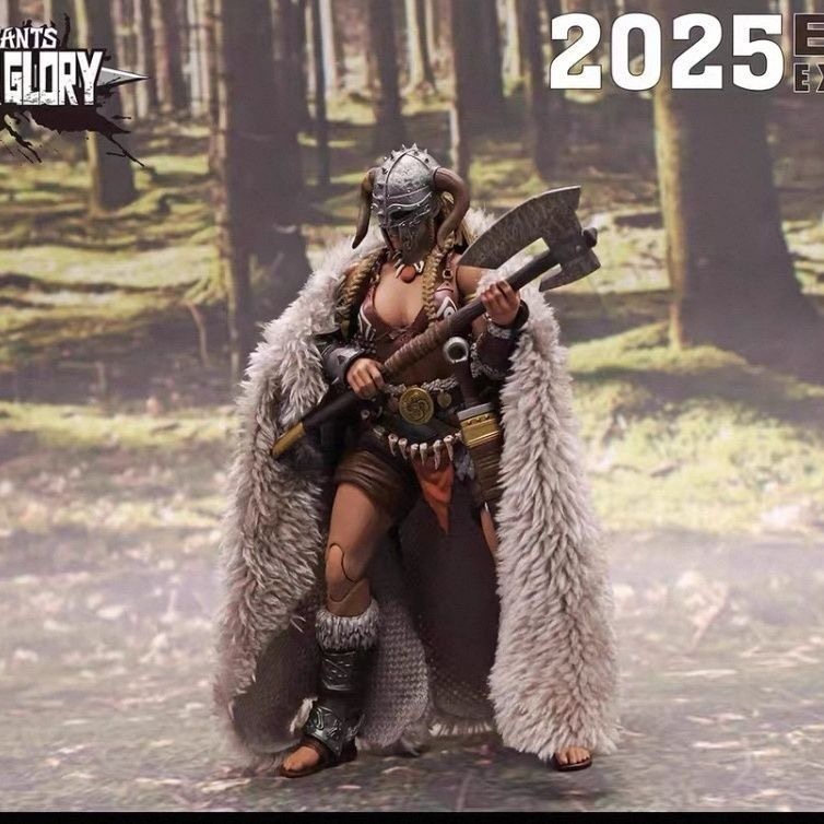 Xesray Studio 1/12 Fight for Glory Combatants Gold Hildr Action Figure Model