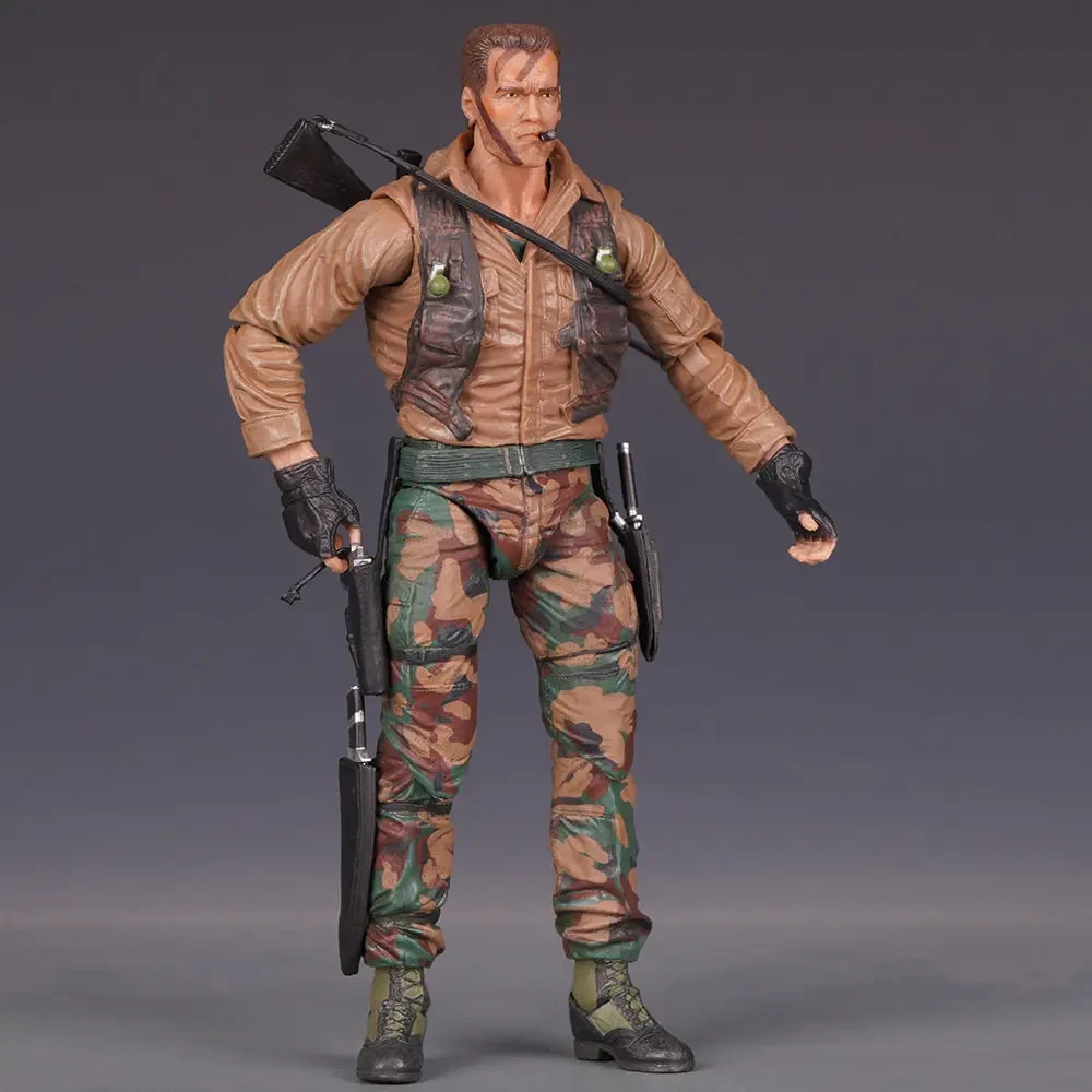 NECA Predator Jungle Extraction Dutch Arnold Schwarzenegger 7&Prime; Action Figure