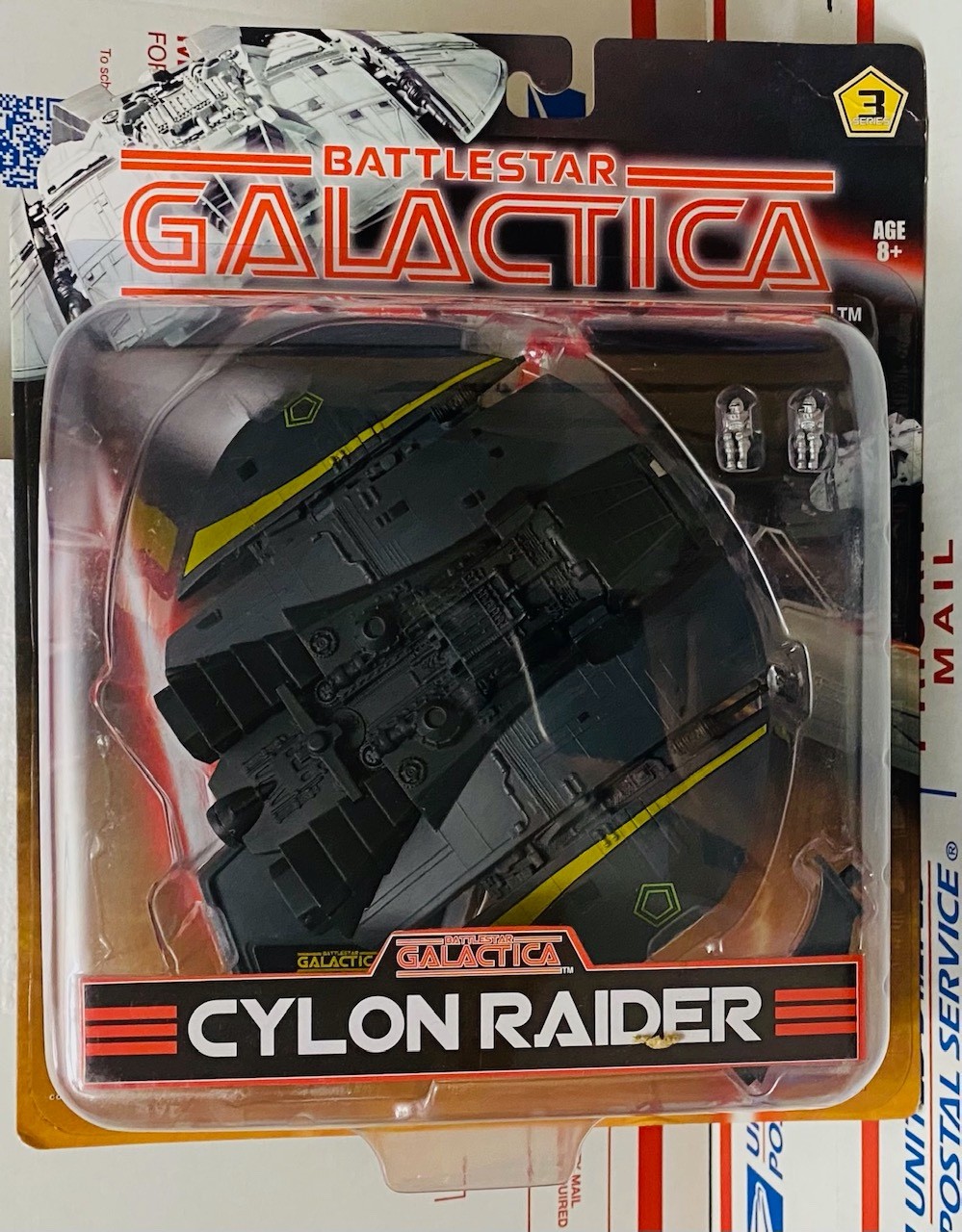 2005 JoyRide Studios RC2 Battlestar Galactica Cylon Raider gold series 2