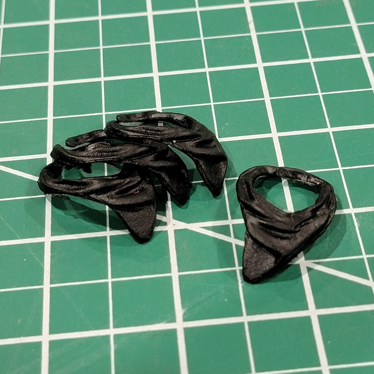 Custom 4x Black Scarfs resin casts 6 inch scale cobra military g.i. joe