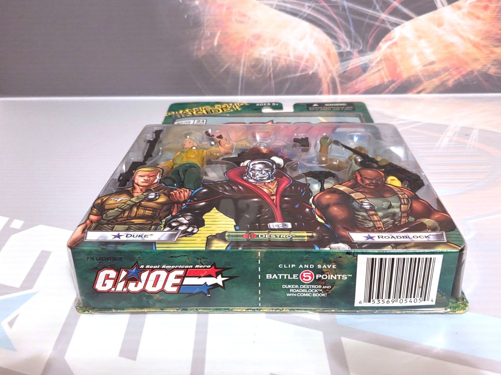 2005 GI Joe Comic Book 3 Pack – Set #24 – Duke, Destro & Roadblock