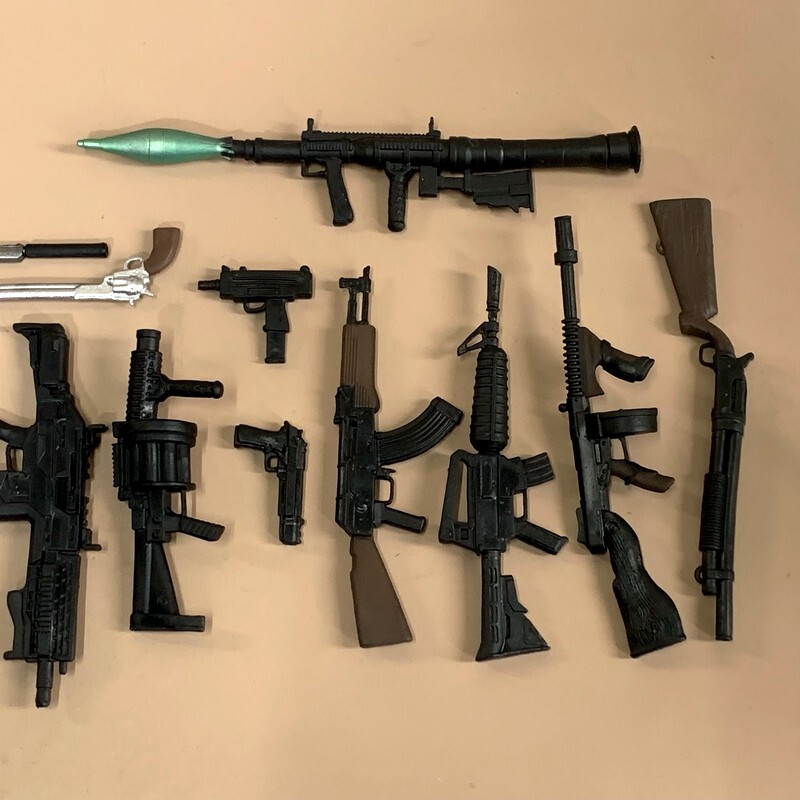 17pcs Munitions Pack Guns Blaster Weapons For 6 » or 7&Prime; Action Figure McFarlane