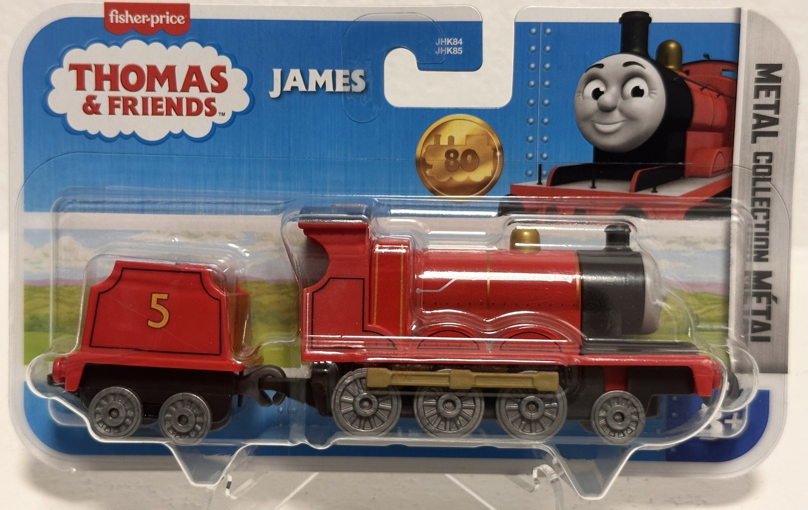 Thomas & Friends 80th Anniversary James & Henry Metal Train 2 Pack NEW