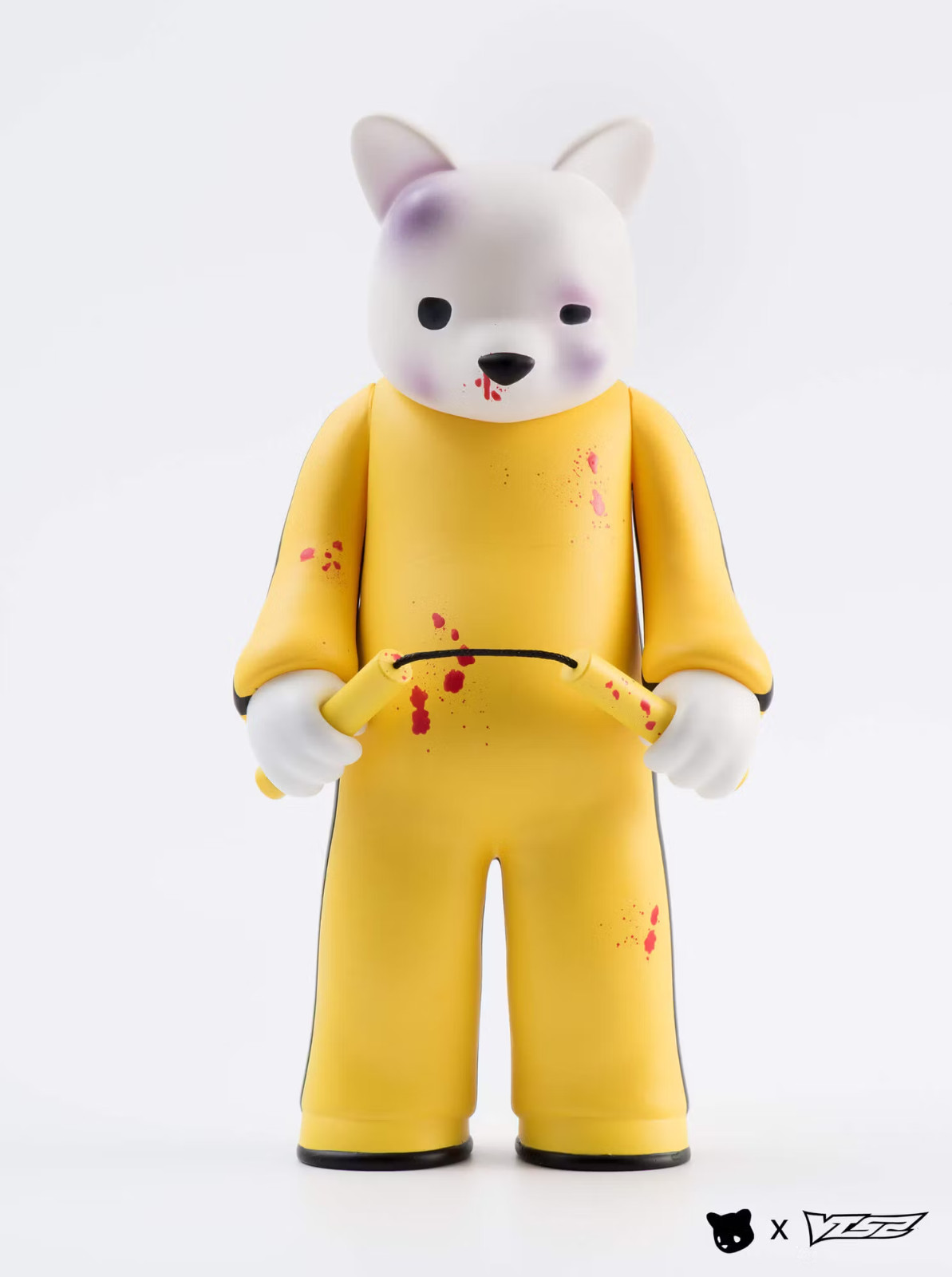 6&Prime; LUKE CHUEH BRUISED LEE /500 2018 vtss kidrobot dunny vinyl sad bear bruce