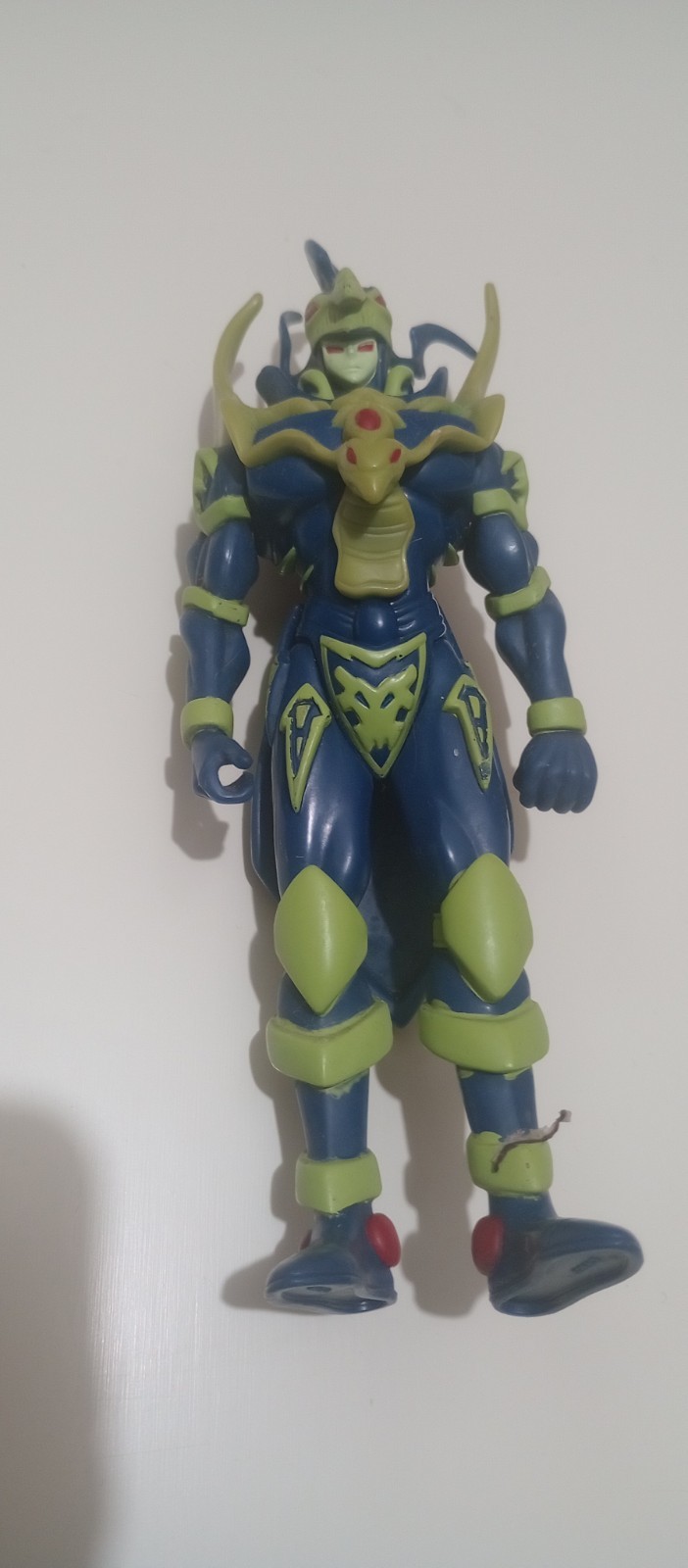 Vtg Yu-Gi-Oh Mattel 6&Prime; Black Luster Soldier Figure Retired Blue Gold Monster