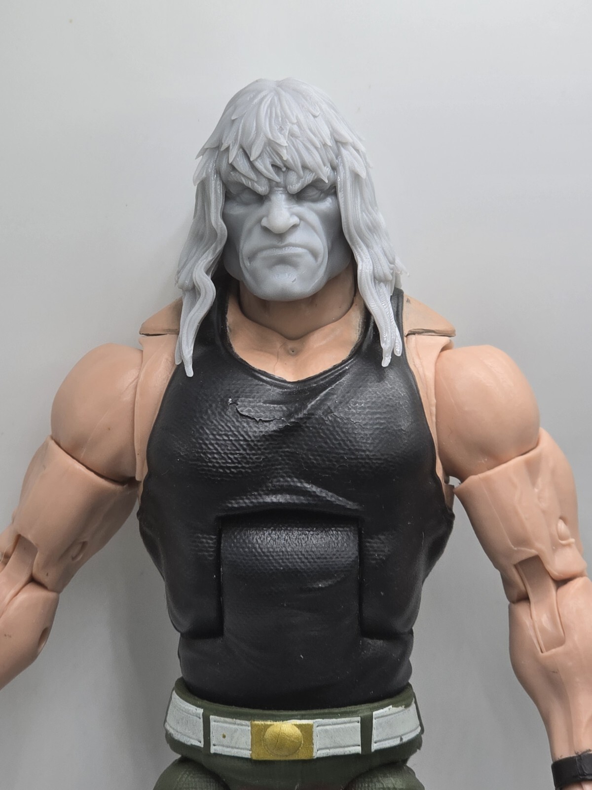3d Printed CONAN THE BARBARIAN NORMAL HEAD 1:12 6&Prime; Classified LEGENDS SCALE