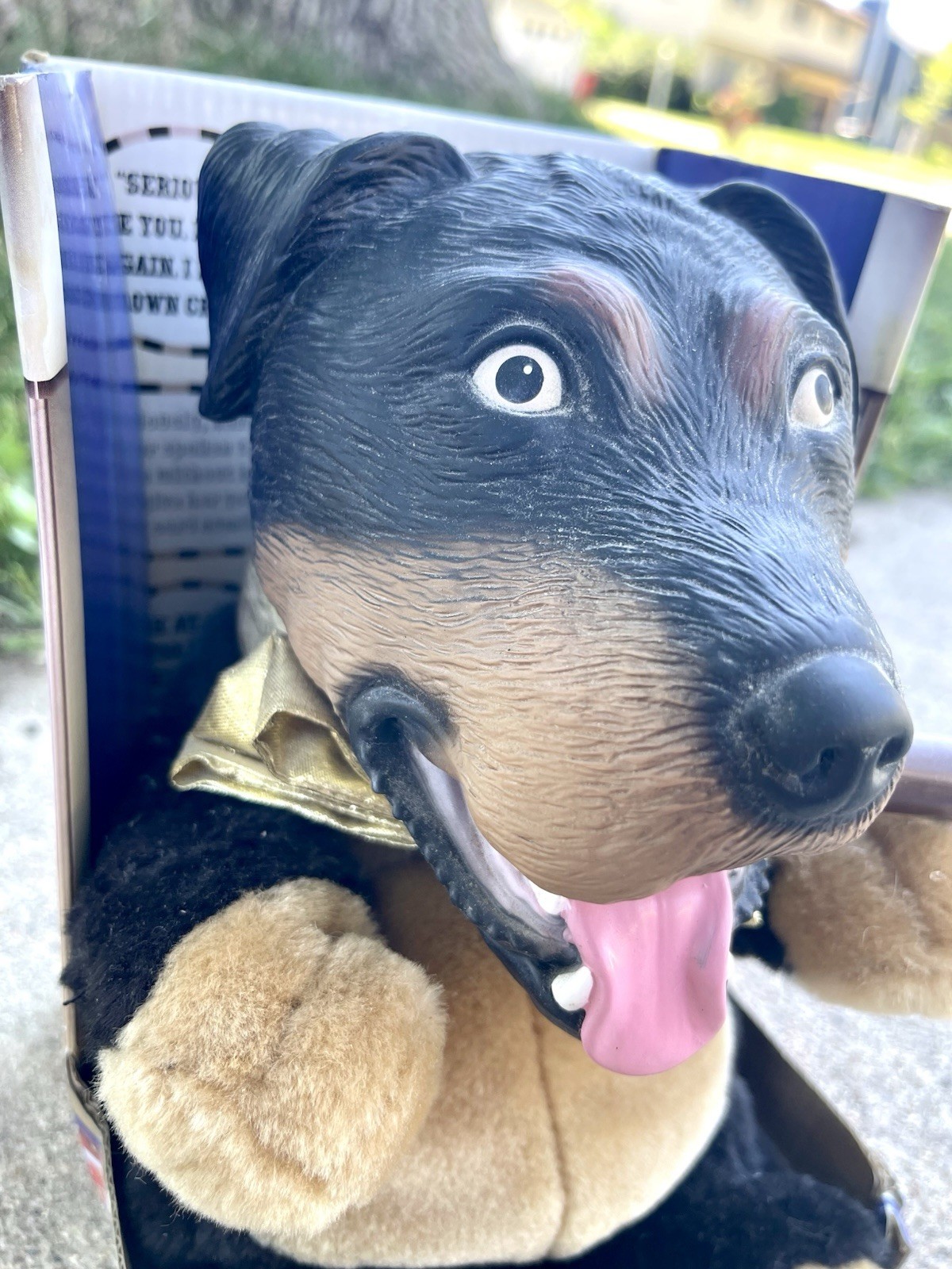 TRIUMPH THE INSULT COMIC DOG TALKING PLUSH W/ BOX UNTESTED AS-IS GEMMY-NO DVD!!