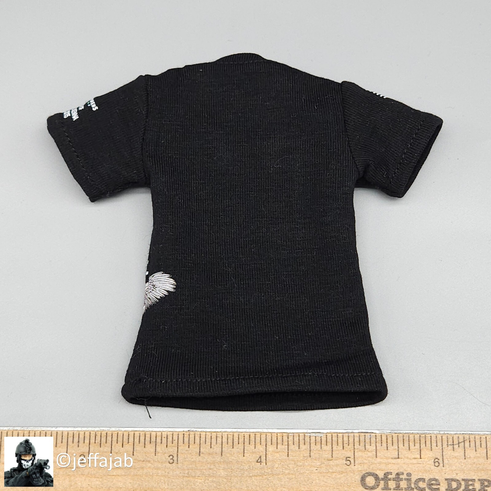 1:6 Easy & Simple Delta Force Chronology 2016 Mens Black T-Shirt for 12&Prime; Figures