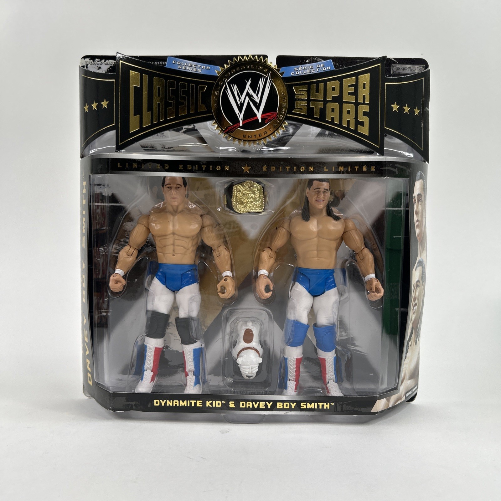 WWE Jakks Classic Superstars British Bulldogs Dynamite Kid Davey Boy Smith New